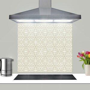 Stonework Pattern Kitchen Splashback - Limestone Glass Cooker Panel - Toughened Glass Wall Art - Gothic Tile Alternative - Bespoke Decor image 7
