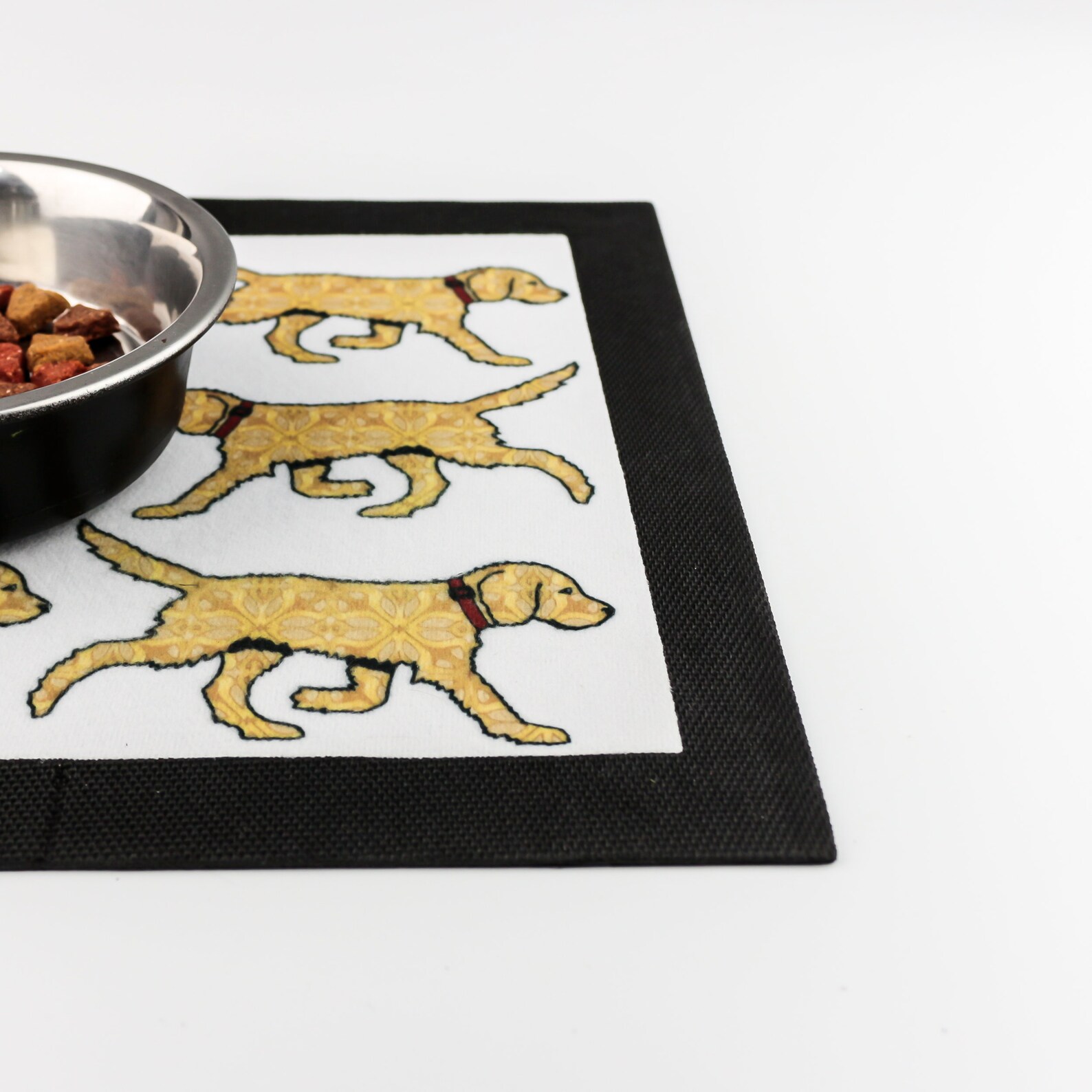 Dog placemat nonslip puppy food mat labrador design floor Etsy