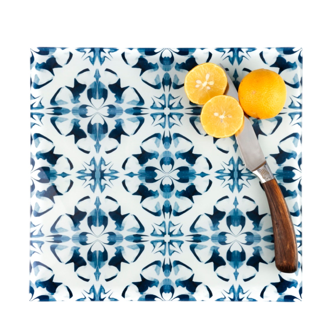 Delft Blue & White Serving Platter, Dutch Delft Worktop Protector ...
