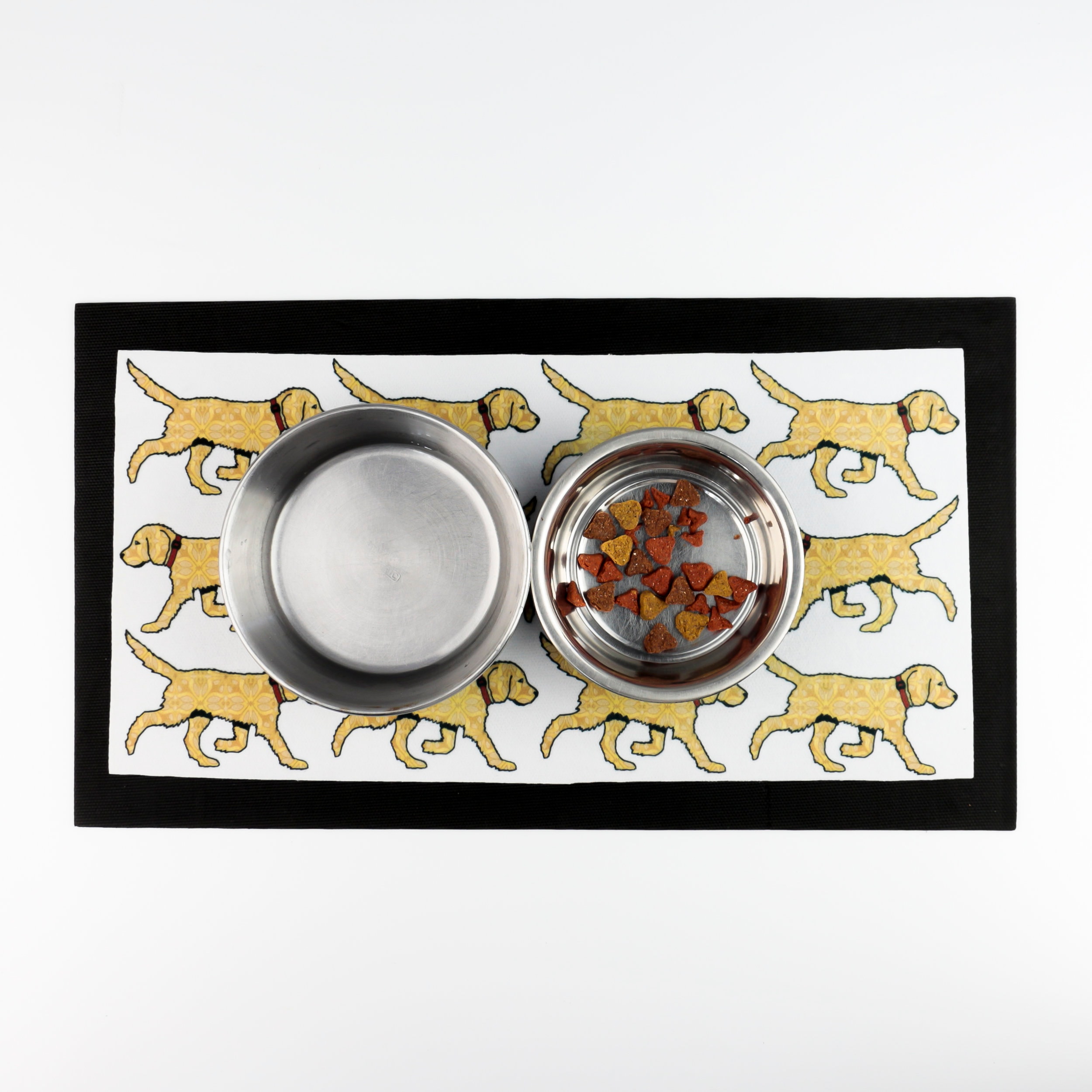Dog placemat nonslip puppy food mat labrador design floor Etsy