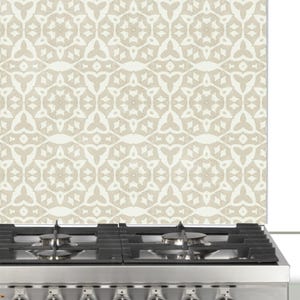 Stonework Pattern Kitchen Splashback - Limestone Glass Cooker Panel - Toughened Glass Wall Art - Gothic Tile Alternative - Bespoke Decor image 3