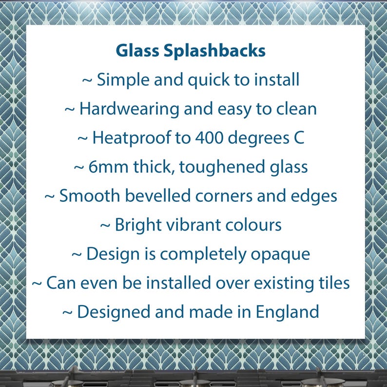 'Stonework' Kitchen Splashback - Sage Green