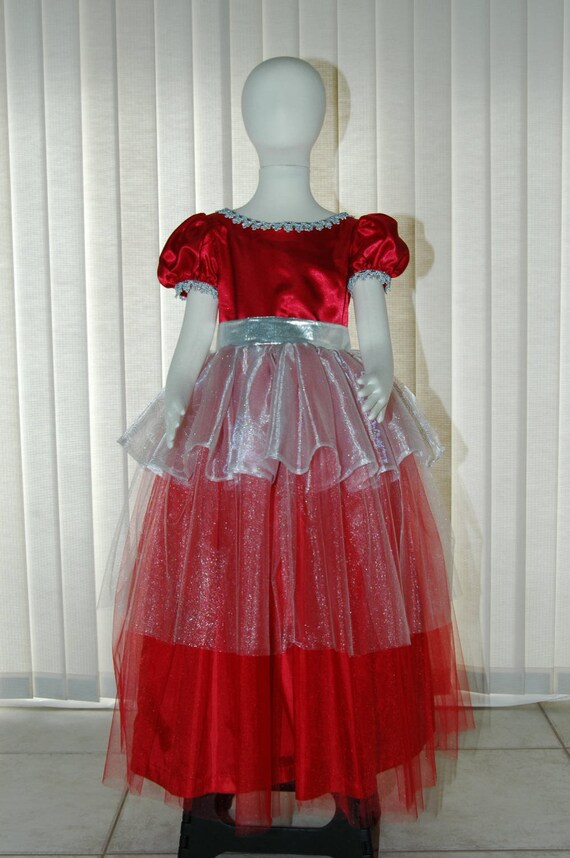 red princess gown