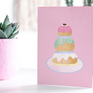 Grand Budapest Hotel Mendl's Cake A6 Biglietto di auguri / Biglietto film / Biglietto per lei / Wes Anderson Card / Biglietto film / Biglietto di compleanno / Fan del film