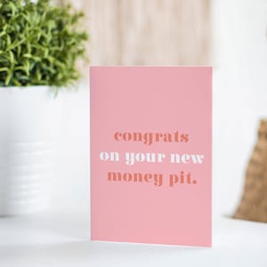 Karta nowego domu Gratulacje z okazji nowego domu | Nowe mieszkanie | Nowe mieszkanie | Karta remontu domu | Szczęśliwego nowego domu