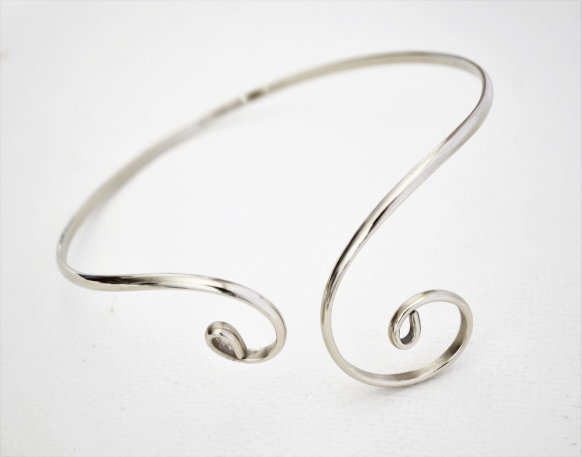 Arm Bracelet. Silver Armlet. Silver Arm Bracelet. Silver Arm Etsy