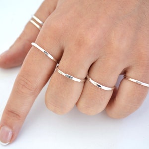 stacking ring, 925 silver dainty ring, solitaire ring, thin stackable ring, sterling silver thin ring, minimalist ring, silver simple ring