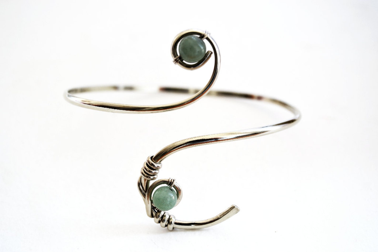 Arm Bracelet Jade Bracelet Bracelet With Stones Jade Upper Etsy