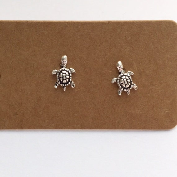 Details about   NEW Sterling Silver 925 Sea Turtle Stud Earrings