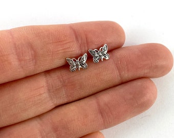 Butterfly Sterling Silver Stud Earrings Animal Silver Stud Earrings Studs Festival Butterfly Stud Earrings Christmas Teacher gift