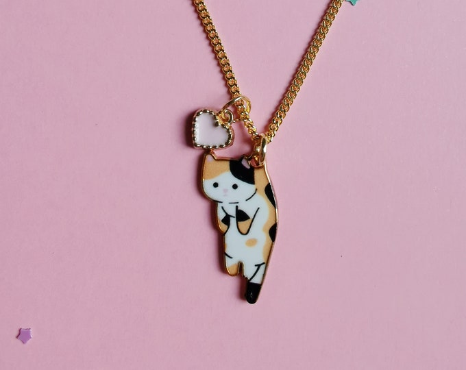 Cat Necklace - Cat Jewelry
