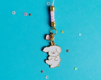 2 Piezas Lote Miniatura Perro De Peluche Cell Phone Strap Charm 2 Piezas Lote Miniatura Perro De Peluche Cell Phone Strap Charm