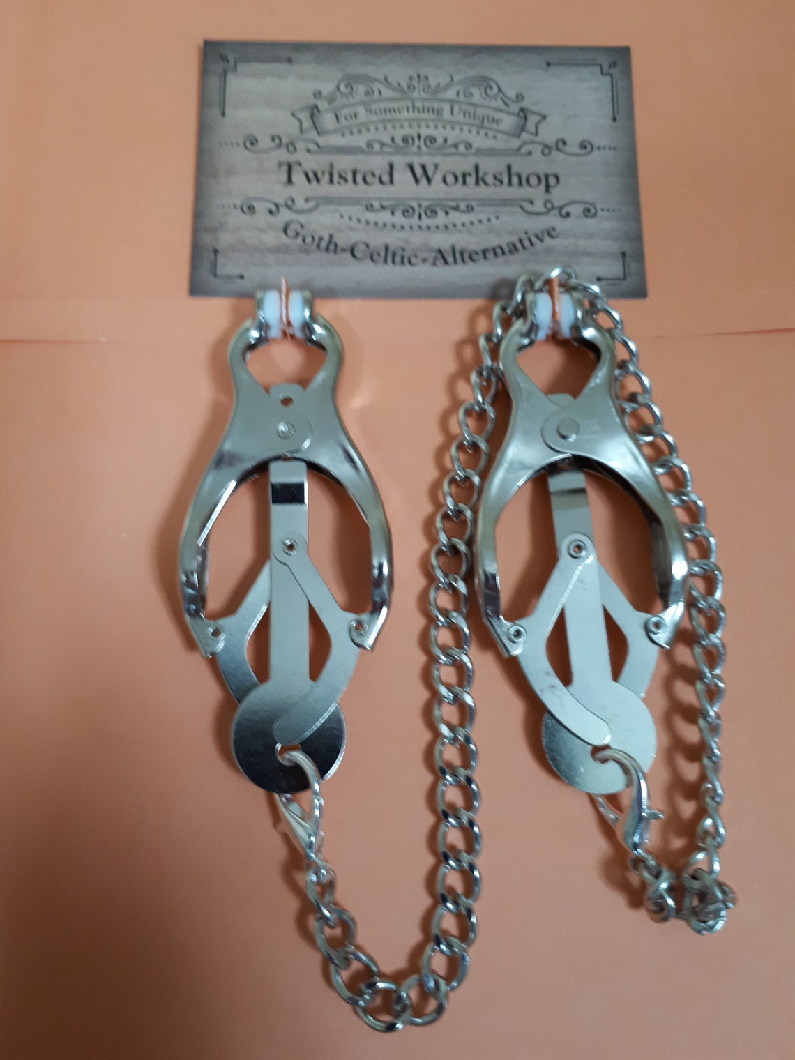 Clover Clamps removable chain. Etsy