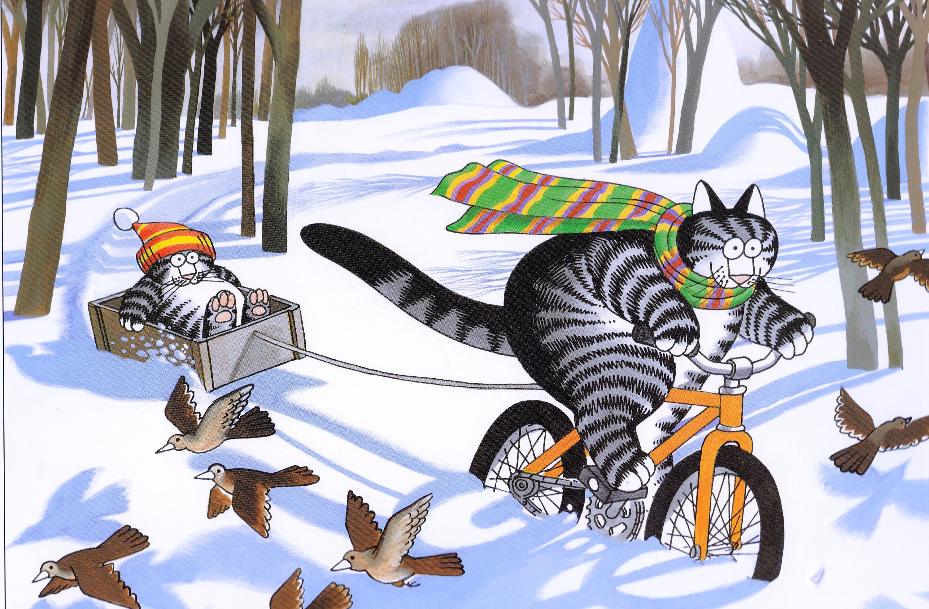 立体・オブジェ Winter journey - vintage cats ver.2 Vintage Snow Cats - Etsy Canada