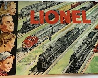 Vintage 1950s Lionel Trains Catalog: Golden Age Model Train History