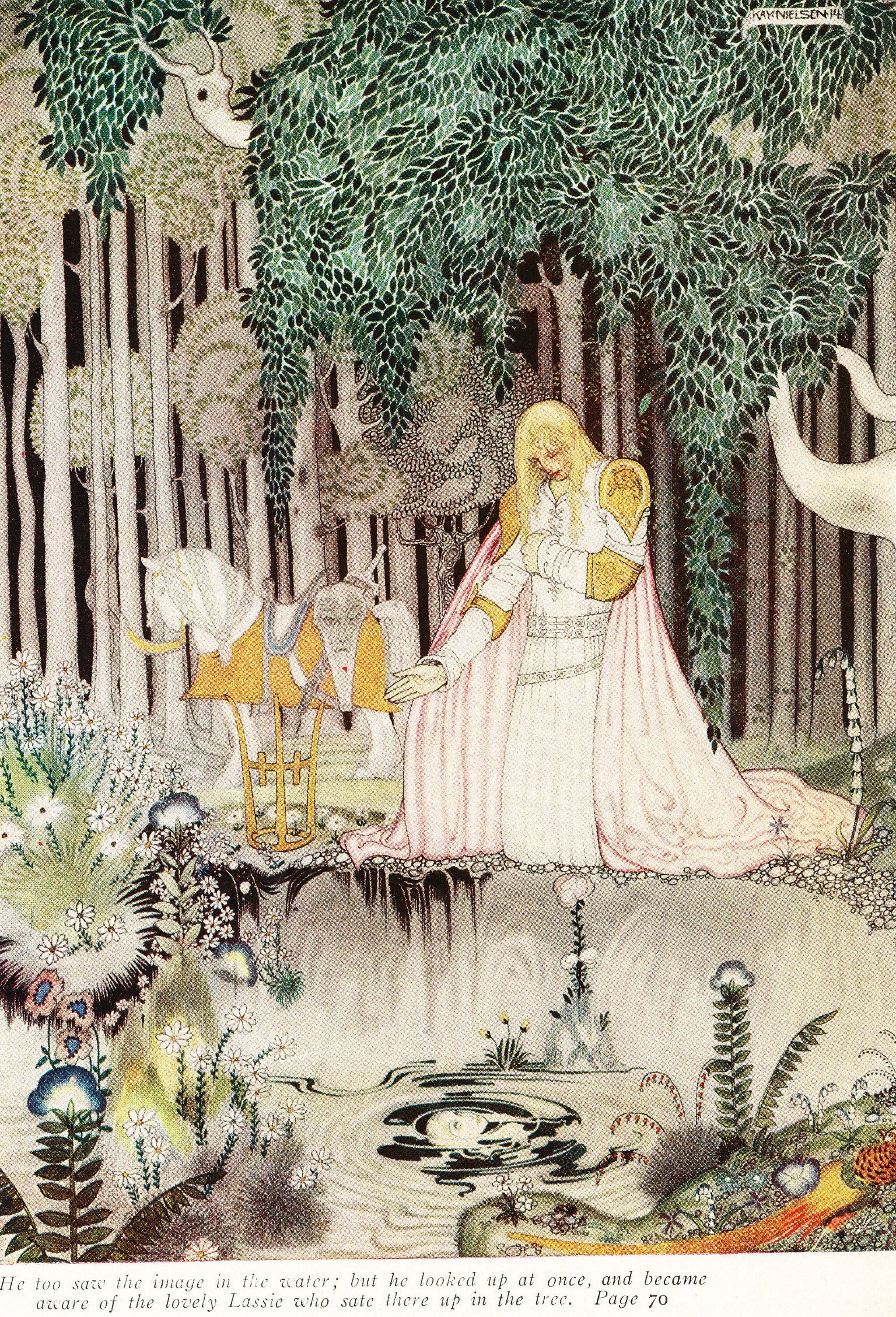 Buy Kay Nielsen Art Nouveau Print: Lassie in Tree, East of the Sun