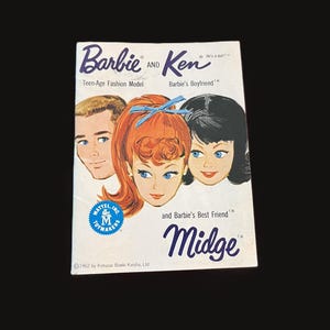 1962 Barbie & Ken Catalog: Teen-Age Fashion Model, Midge
