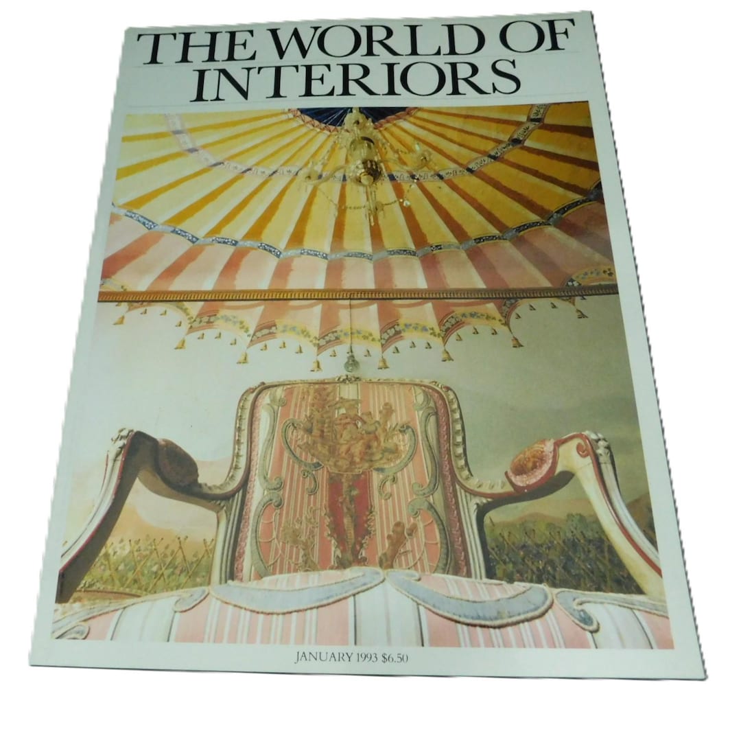 World of Interiors Magazine: January 1993, Architecture & Design - Etsy