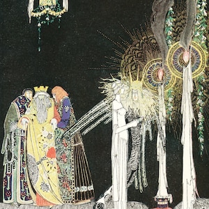 Kay Nielsen Art Lindworm First Time East of the Sun West of the Moon Reproduction