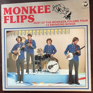 The Monkees Flips Rhino LP Vinyl Album Excellent Condition Mickey Dolenz Peter Tork Davey Jones