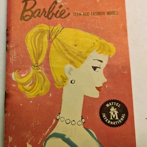 1958 Barbie Doll Catalog: Teen Age Fashion Model, First Year