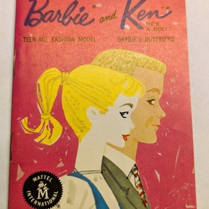 1961 Barbie and Ken Catalog: Teen Age Fashion Model, Original Pink Cover