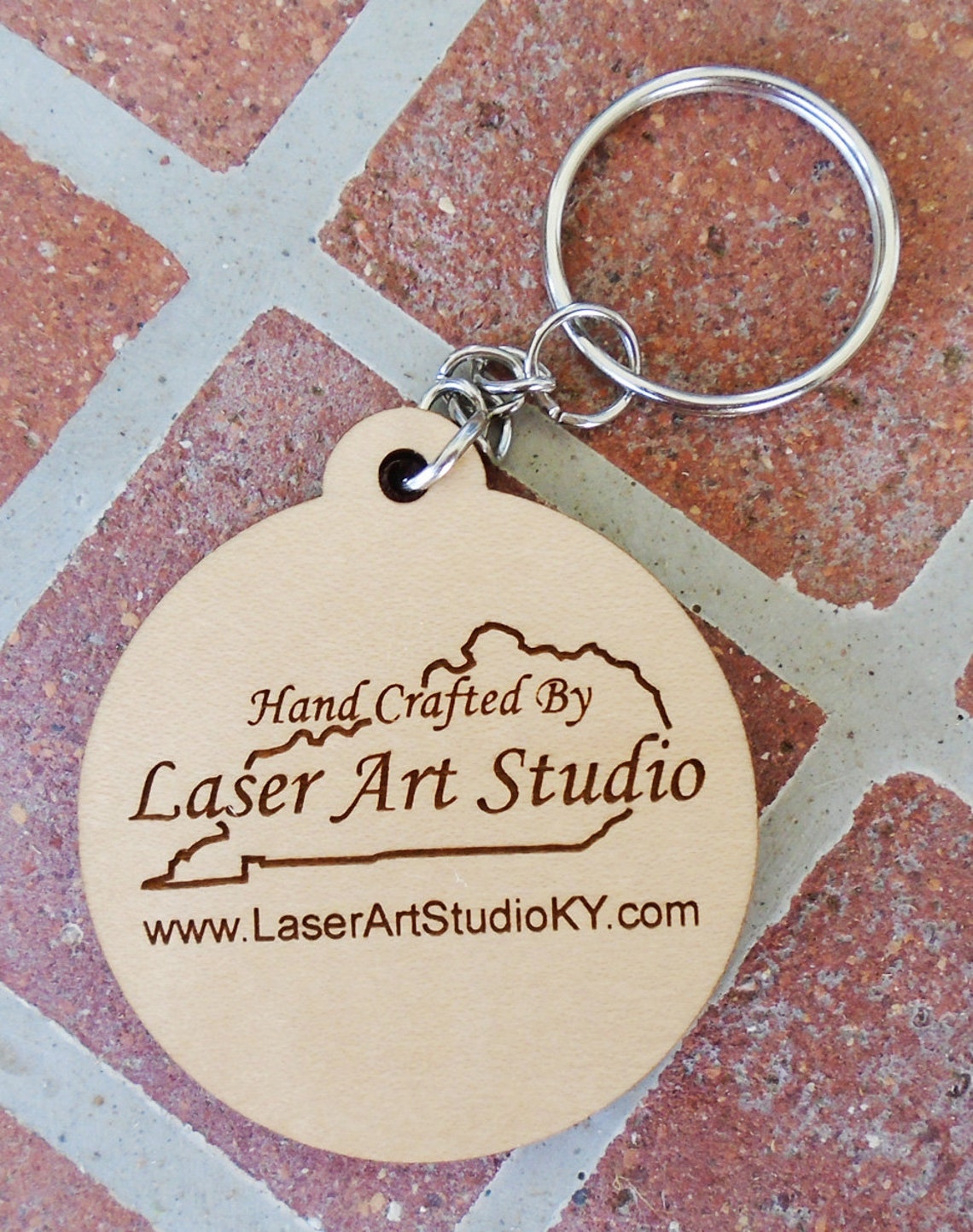 Custom 1SIDE ENGRAVED Wood Keychains Branded Keychains Logo Etsy