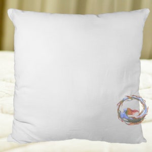 Cotton Cover Hypoallergenic Polyester Filled Pillow Insert | 12x12 | 14x14 | 16x16 | 18x18 | 20x20 - UniikPillows 12x12