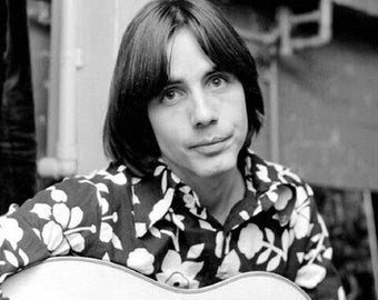 Jackson Browne with his guitar Photograph or Poster various sizes