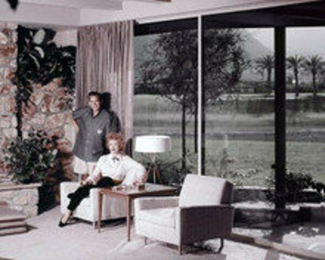 Lucille Ball and Desi Arnaz at Home in Their Palm Springs Etsy