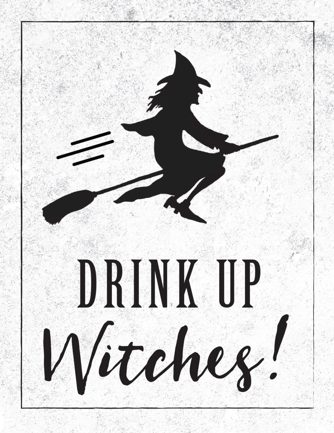 Witches-halloween Wall Art-party Decor-printables-drink up Witches ...