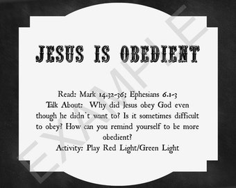 Advent Activity and Lesson Cards for the Family - Religious