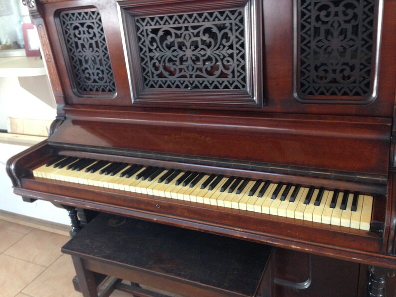 C. Kurtzmann Buffalo N.Y. Upright Piano 1880 1908 Etsy