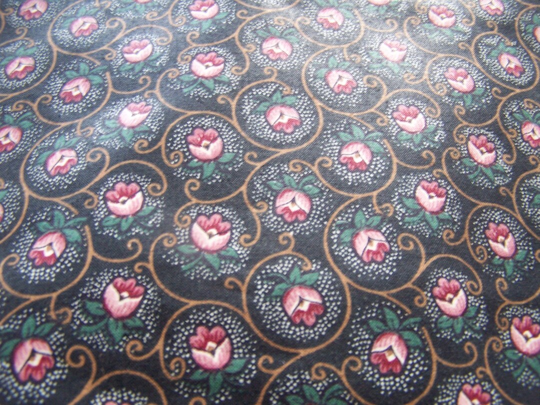 Vintage Fabric, Chintz, by Joan Kessler for Concord Fabrics, Inc USA