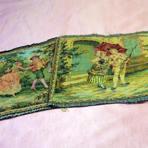 Pair of vintage tapestries. romantic theme,  free shipping