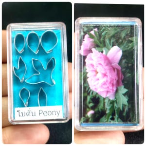 Puppenhaus Miniaturen HANDMADE Fairy Garden Aluminium Cutter Mould Pfingstrosen Blume von Meohouse