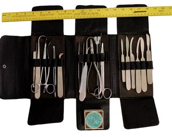 Vintage Surgical Kit Antique Surgical Kit Field Kit Surgical Instruments Portable Medical Instruments Kit. 01