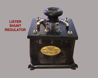 WOW! Antique Lister Shunt Voltage Regulator - Great Man-Cave/ Steampunk Item - LQQK!!!