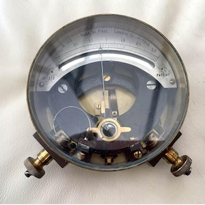 Vintage Standard Galvanometer by Robert W. Paul Ordnance Marked And Dated 1915
