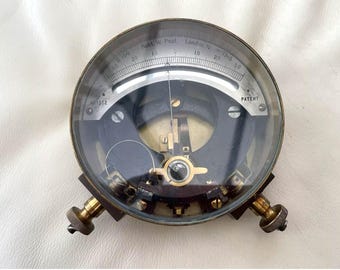 Vintage Standard Galvanometer by Robert W. Paul Ordnance Marked And Dated 1915
