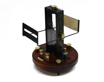 Vintage L.E. Knott Galvanometer - Ca. 1906 - Rare Reflective Galvanometer - Good Condition - Great Man Cave Item - See Pics!!!