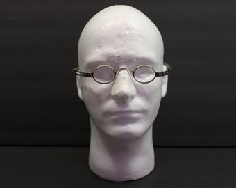 Vintage Eye Glasses - Made of Coin Silver - No Lenses - Adjustable Earpieces - Nice!!!