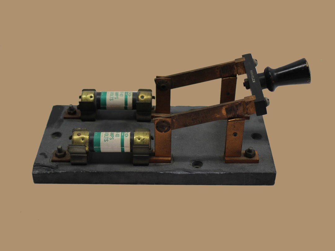 Vintage Knife Switch Barkelew 60 Amps 250 Volts Good Etsy