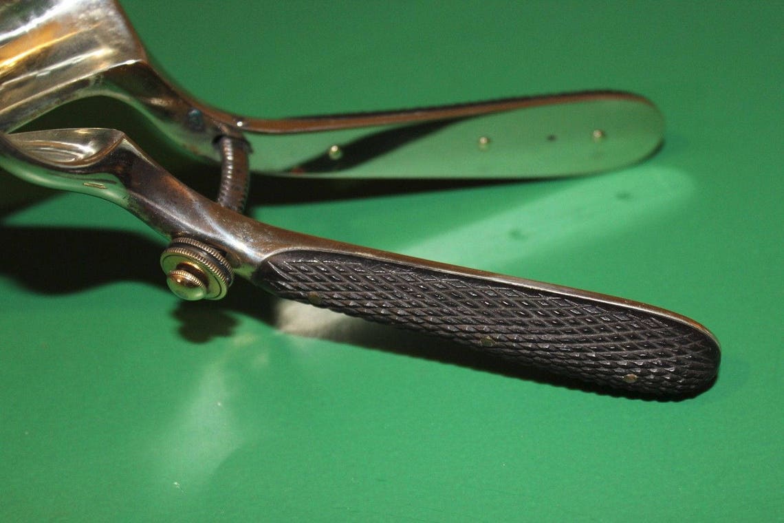 Vintage Bivalve Vaginal Speculum Ca.1840 1860 Ebony Etsy