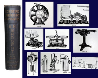 1937 Scientific Laboratory Apparatus Catalog No 50 - E.H. Sargent and Co. - 1245 Pages Loaded with Beautiful Illustrations - 1000's of Pics!