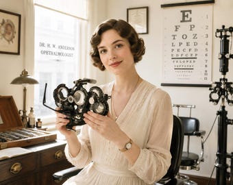 Vintage American Optical Phoropter - Super Nice Condition!!! - 1920s - 1930s - Must See!!!