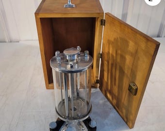 Hoppler Manual Viscometer Tabletop With Wooden Case