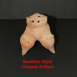 Antique Neolithic Chinese Pottery - Longshan Culture - 3000 - 1900 BC.  Beautiful Terracotta Piece!!!!