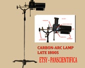 Vintage Electric Carbon Arc Lamp - Late 1800 39 s from Netherlands - Comes with Full Metal Stand - Very Displayable -Take a LQQK