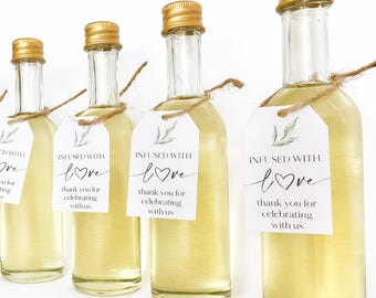 Personalized Olive Oil Wedding Favors  - Italian Bridal Shower Favors Bulk